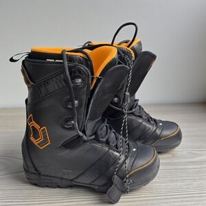 Northwave TFI Snowboard Boots Men’s Size 11 US Black Orange Lace Up